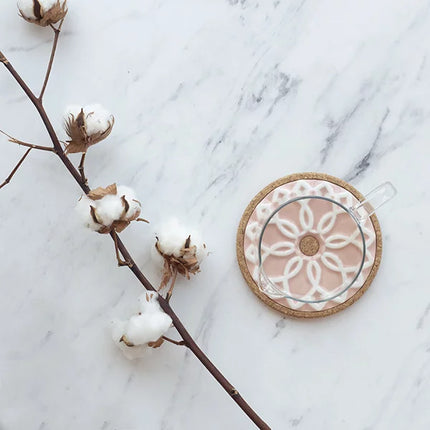 Ceramic Hot Pot Stand Elvira - Pink