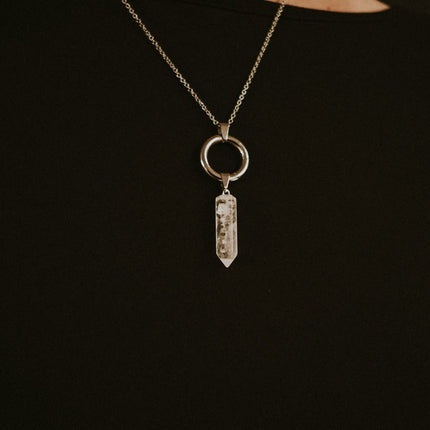 Charm Coven Quartz Crystal Charm
