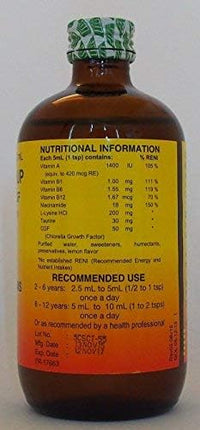 Cherifer Syrup with Chlorella Growth Factor, Taurin & Lysine