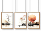Oak Frame / A4 8.27 x 11.69 in / 21 x 29.7 cm / Satin Photo Paper 280 gsm
