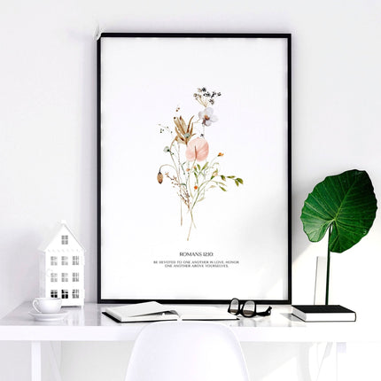 Christian art for bedroom | set of 3 wall art prints