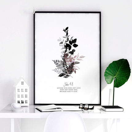 Christian art wall for bedroom | set of 3 wall art prints