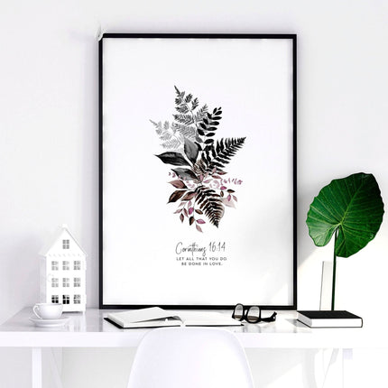 Christian art wall for bedroom | set of 3 wall art prints