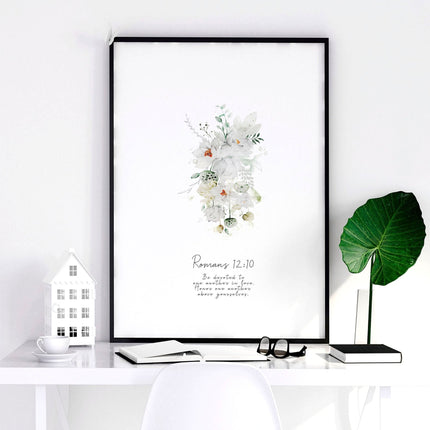 Christianity art for bedroom | set of 3 wall art prints