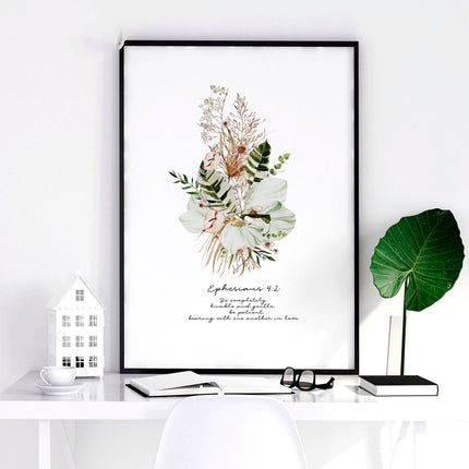 Christianity quotes for bedroom | set of 3 wall art prints