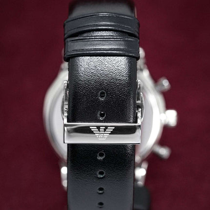 Emporio Armani Men's AR0385 Chronograph Watch Black Watch