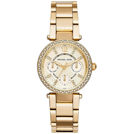 Michael Kors MK6056 Ladies Mini Parker Gold Chronograph Watch