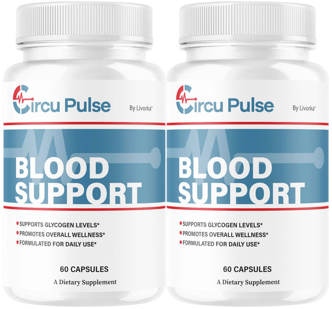 (2 Pack) CircuPulse Capsules - Official CircuPulse Blood Support Pills, Max Strength