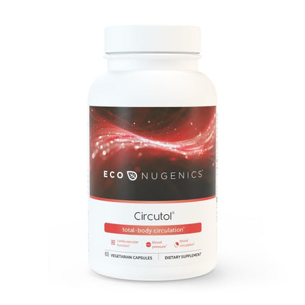 EcoNugenics Circutol: Nattokinase, L-Carnitine & Hawthorn – Heart Health (60 Capsules)