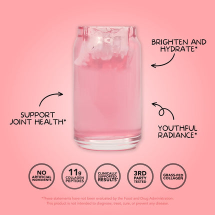 Clean Simple Eats Collagen Powder and Beauty Blend - Strawberry Colada, 30 Servings