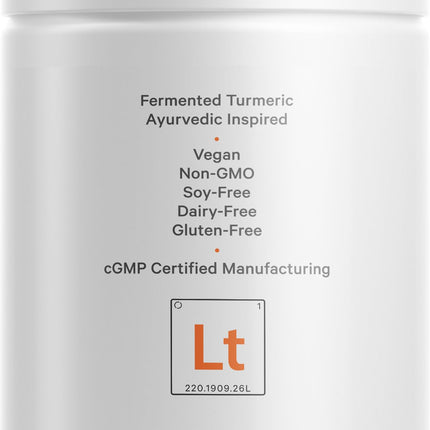 Codeage Organic Turmeric Supplement - 95% Curcumin, Liposomal Fermented Botanicals, 90 Capsules