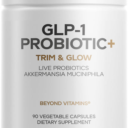 Codeage GLP-1 Probiotic+ | Live Probiotics with Akkermansia, Clostridium & Bifidobacterium | 90 Capsules