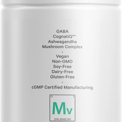 Codeage Meditate Vitamins+ Supplement – CognatiQ, DHH-B, GABA, Ashwagandha | BDNF Support | Vegan, Non-GMO, Gluten-Free – 60 Capsules