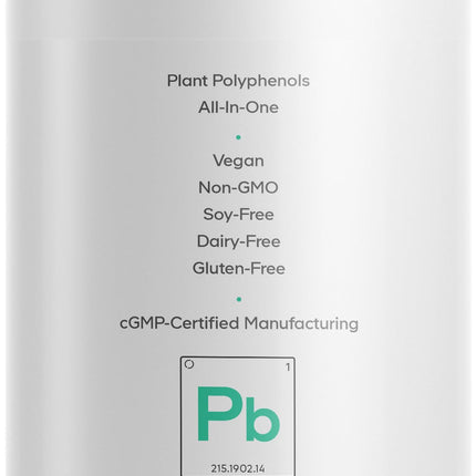 Codeage Polyphenols Broad Spectrum Supplement - 120 Capsules | Non-GMO, Vegan