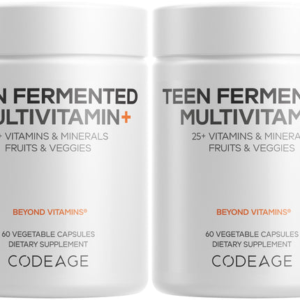 Codeage Teen Multivitamin - Daily Teen Vitamins with Omega-3 (2 Pack)