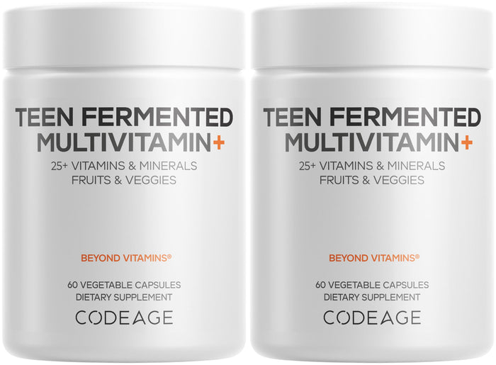 Codeage Teen Multivitamin - Daily Teen Vitamins with Omega-3 (2 Pack)
