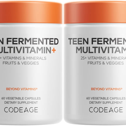 Codeage Teen Multivitamin - Daily Teen Vitamins with Omega-3 (2 Pack)
