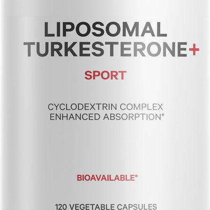 Codeage Liposomal Turkesterone Supplement - 120 Capsules, 4-Month Supply