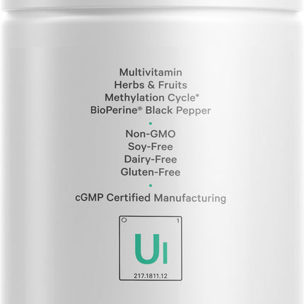Codeage Ultra Life Telomeres Supplement – 5-MTHF Folate, B12 Methylcobalamin, D3, L-Theanine, Ashwagandha • 3-Month Supply