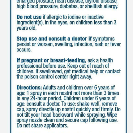 CofixRx Nasal Cleanse Spray – Povidone Iodine, Vitamin D3 & Xylitol (3 Pack)