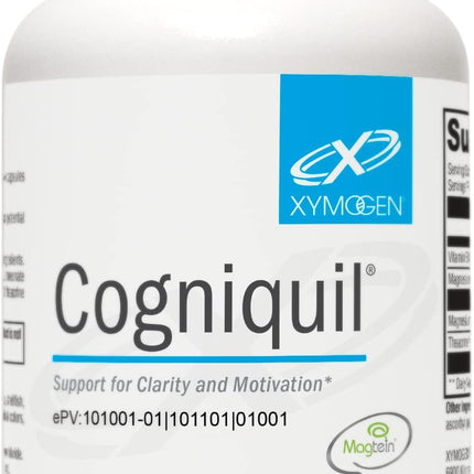 XYMOGEN Cogniquil - Clarity, Focus & Energy | Magnesium L-Threonate, Theacrine & B12 (60 Capsules)
