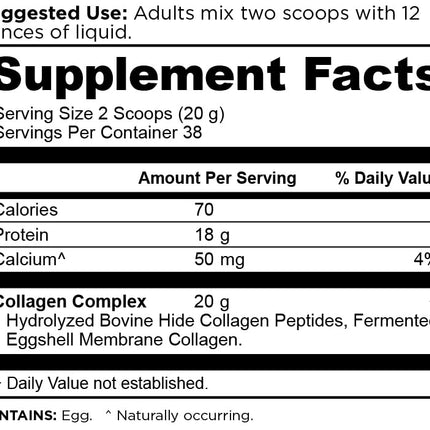 Ancient Nutrition Collagen Peptides Powder – Unflavored, 20g per Serving, 36 Servings, Keto & Paleo Friendly