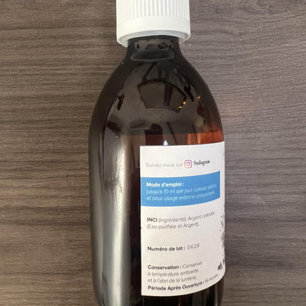 Colloidal Silver Liquid 10 fl oz & Spray | Bioactive Hydrosol Silver Water 40 PPM