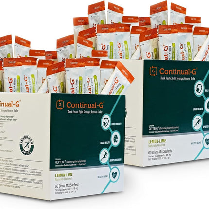 CONTINUAL G Powder - Clinically Proven Glutathione Precursor with Glyteine & Sunfiber