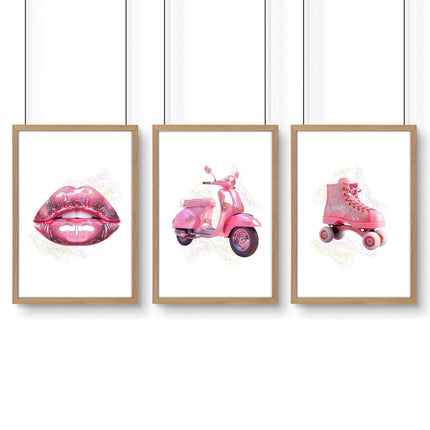 Cool Posters For Bedroom | Set of 3 Pop Wall art Prints