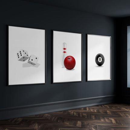 Cool Wall Art | Set of 3 Pop Wall art Prints