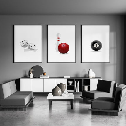Cool Wall Art | Set of 3 Pop Wall art Prints