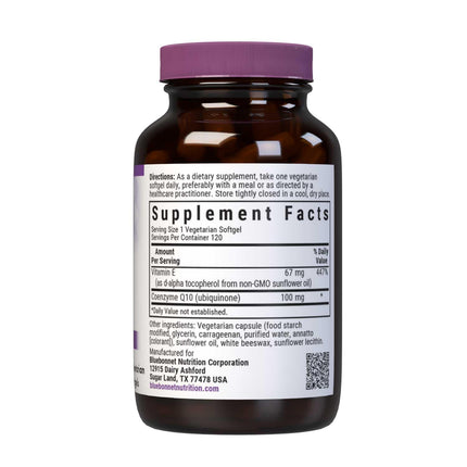 BlueBonnet CoQ10 100 mg Vegetarian Softgels – Energy Production & Heart Health