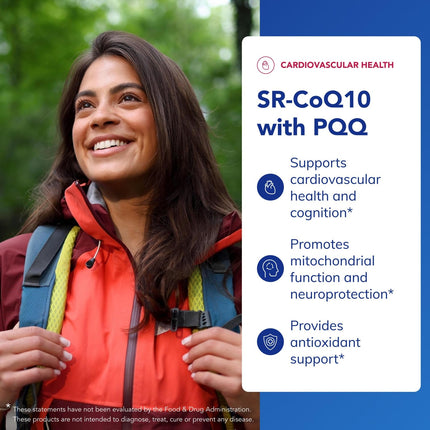 Pure Encapsulations SR-CoQ10 with PQQ - Sustained Release Heart Health Support (60 Capsules)