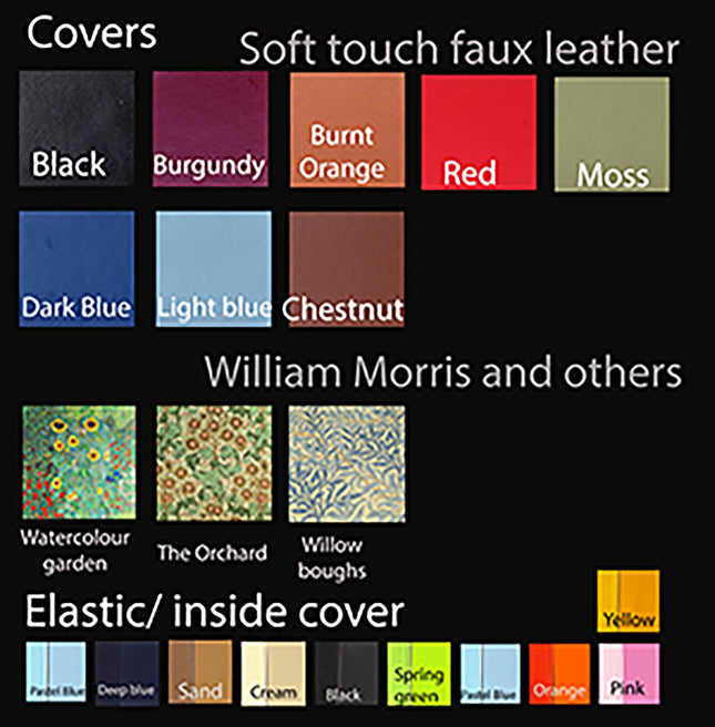 *Handmade JustGoSketching Sketchbook (40 Pages. A5) – 190gsm Saunders Watercolour Paper + Custom Cover