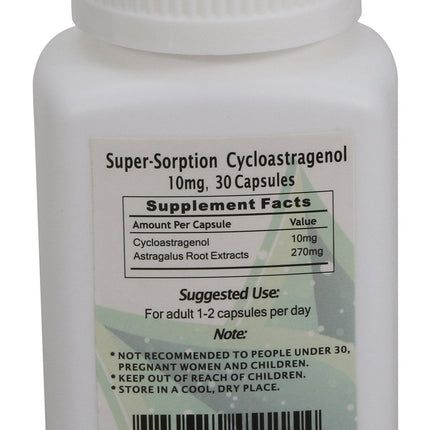 CrackAging CA-100 – 100% Natural Cycloastragenol 10mg | Anti-Aging Telomerase Activation