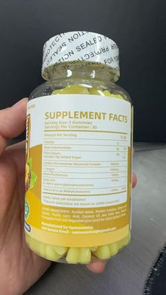 Creatine Monohydrate Gummies Complex – 6400mg per Serving, L-Taurine & Vitamin B12, Sugar Free Pineapple 90 Gummies