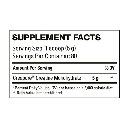 HD Muscle CreaHD Creapure | 100% Vegan Creatine Monohydrate | 80 Servings