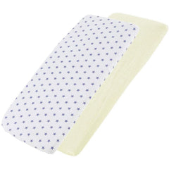 Crib Jersey Fitted Sheets 100% Cotton 40x90cm - Pack Of 2 - Fits All Models