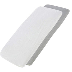 Crib Jersey Fitted Sheets 100% Cotton 40x90cm - Pack Of 2 - Fits All Models