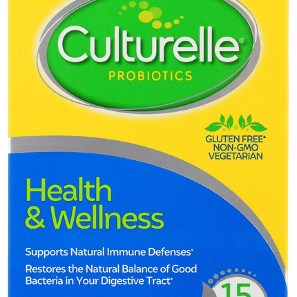 Culturelle Probiotic Vegetarian Capsules – Digestive Health (30 Count)