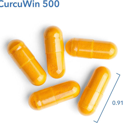 CurcuWIN 500 Turmeric Curcumin 500mg - Allergy Research Group | 60 Veg Capsules