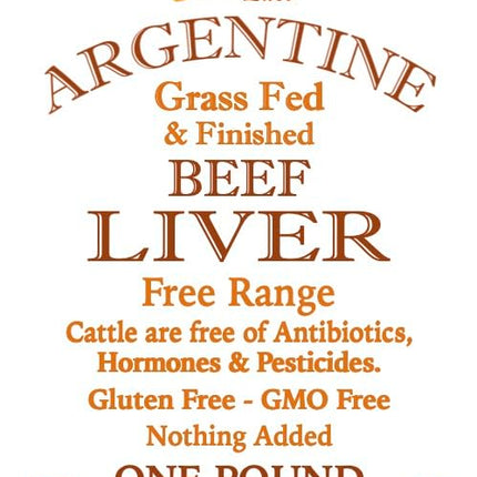 CurEase Argentine Grass-Fed Beef Liver Powder - Undefatted Desiccated 1 lb