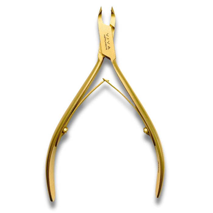 Cuticle Nipper Gold - 3mm Double Spring