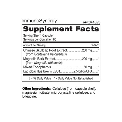 D'Adamo Personalized Nutrition ImmunoSynergy – Immune Support Formula