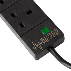 Maplin 2m 4 Socket Extension Lead with Surge Protection