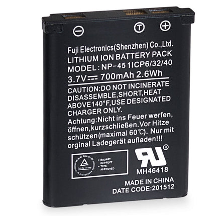 PRAKTICA NP-45 Rechargeable Battery Pack for WP240 Z250 Z212 & Fuji Cameras
