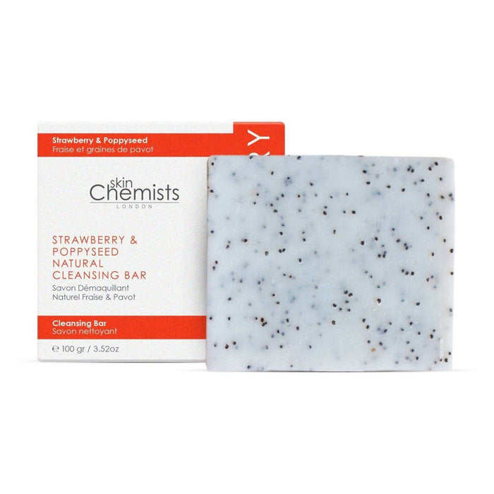 Strawberry & Poppy Seed Cleansing Bar 100g