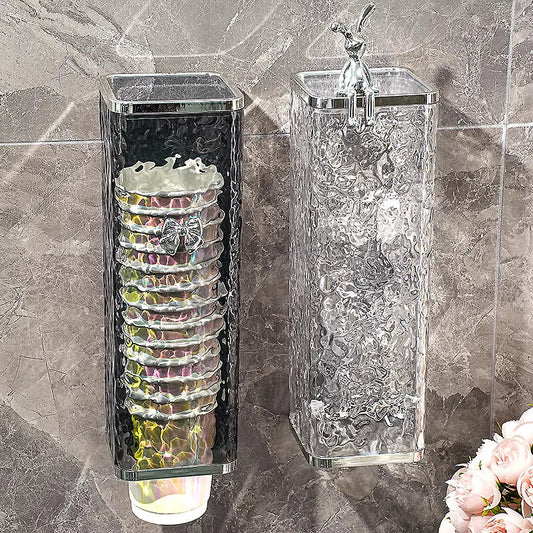 Disposable Cup Cup Puller Wall-mounted Punch-free Household Light Luxury Good-looking