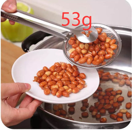 Multi-functional Oil Food Folder Kitchen Accessories Stainless Steel Fried Food  Oil Scoop