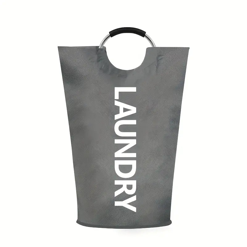 90L Extra Large Laundry Basket – Heavy-Duty Foldable Clothes Hamper with Handles | Space-Saving Round Fabric Laundry Bin for Home, Dorm, Office & Hotel